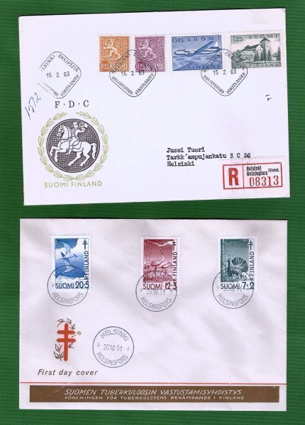 FDC- kuoret26.10.1951 TUB/15.2.1963 (34)