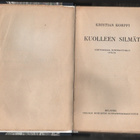 Korppi.: Kuolleen silmät, Schildt 1926, sid., K4, [M.Waltari - pikkukuva 4