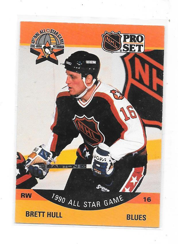 1990-91 Proset #342 Brett Hull St Louis Blues
