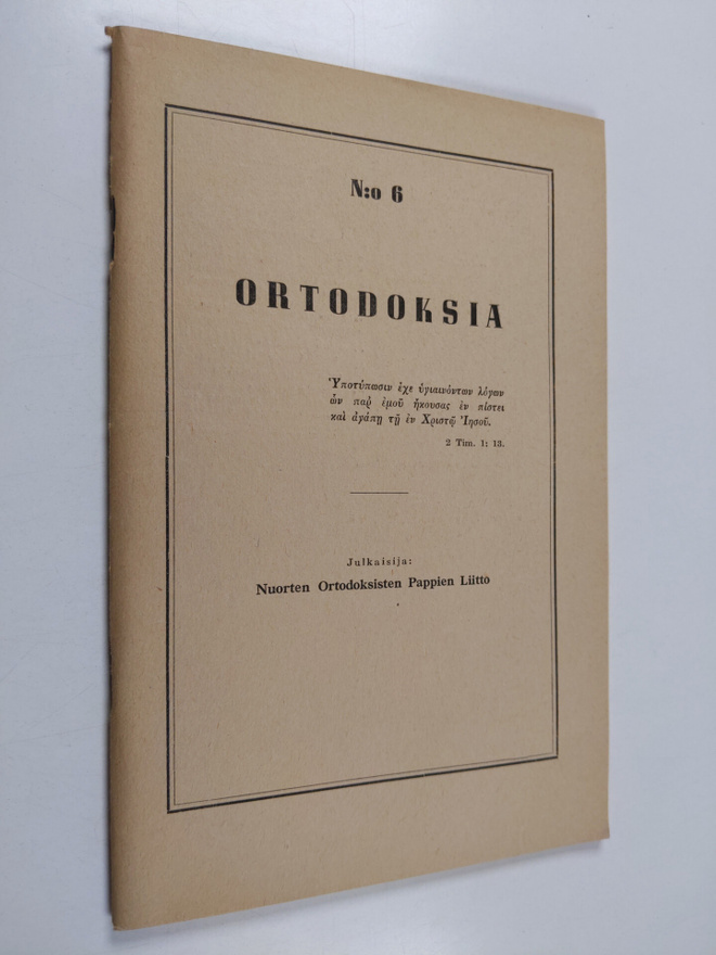 Ortodoksia N:o 6