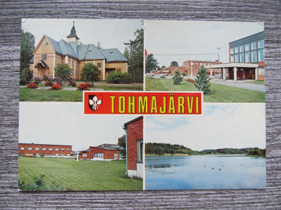 TOHMAJÄRVI.....monikuva + vaakuna.