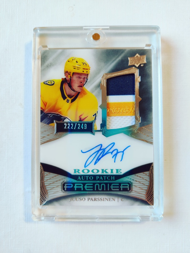 Juuso Pärssinen - 22-23 Premier Rookie Auto Patch /249