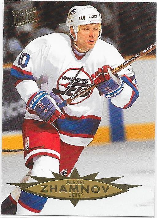 1995-96 Ultra #185 Alexei Zhamnov Winnipeg Jets