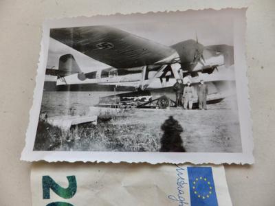VANHA Valokuva Ilmavoimat Lentokone Heinkel He 115 A-2