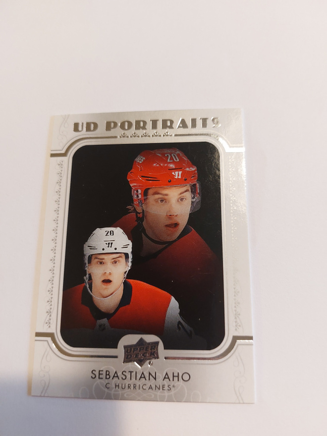 2019-20 Upper Deck UD Portraits #P24 Sebastian Aho