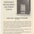 Vanha mainos esite Suomen Uuni Oy - pikkukuva 2