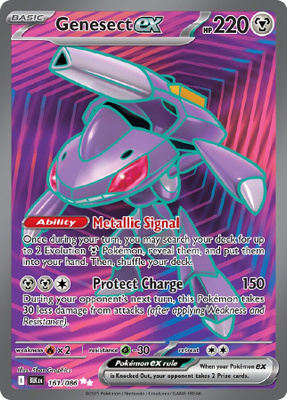 Genesect ex 161/086 - Black Bolt - NM/M