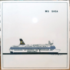 Virheetön 80-luku Pukkila emaloitu Silja Line M/S Svea laiva - pikkukuva 2