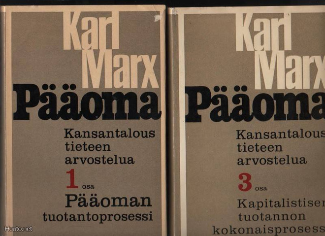 Marx, Karl: Pääoma 1 - 3, Moskova Edistys 1974-76, skp., K3