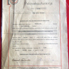 PALOVAKUUTUSKIRJA 1952 - pikkukuva 1