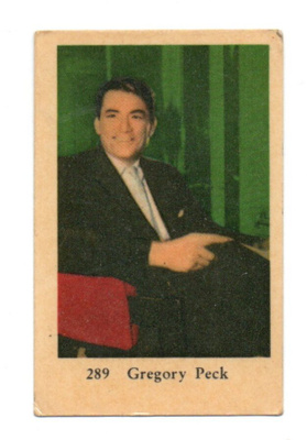 Purkkakuva n:o 289 GREGORY PECK