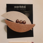 Aarikka puinen rintakoru - pikkukuva 1