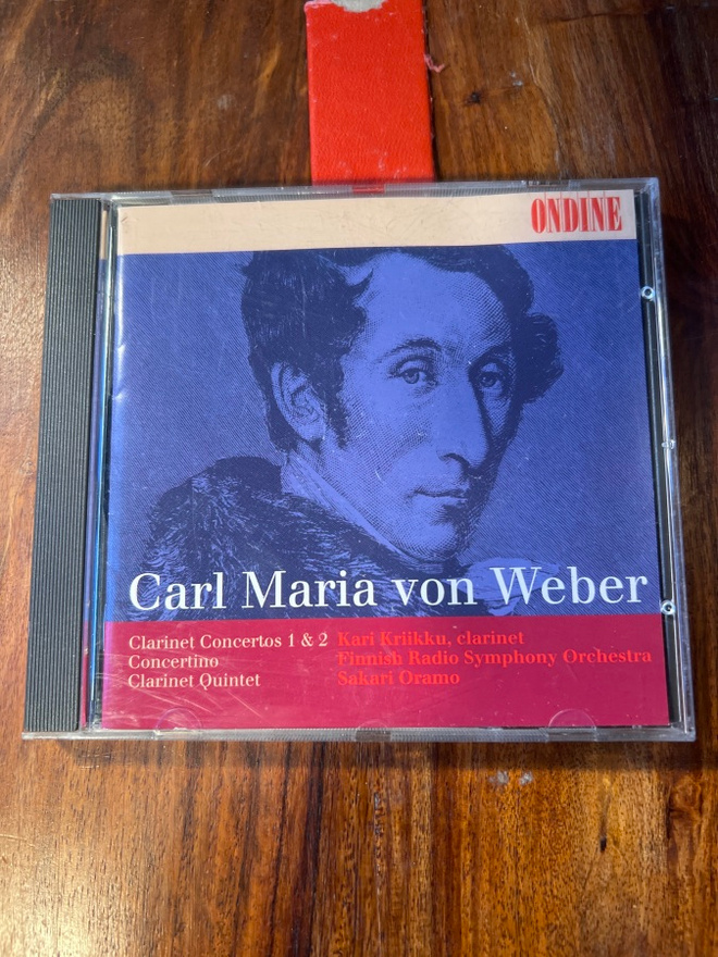 Carl Maria Von Weber - Clarinet Concertos cd