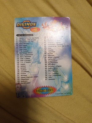 Digimon card Nuevo Serie 2! Checklist Akiyoshi Hongo