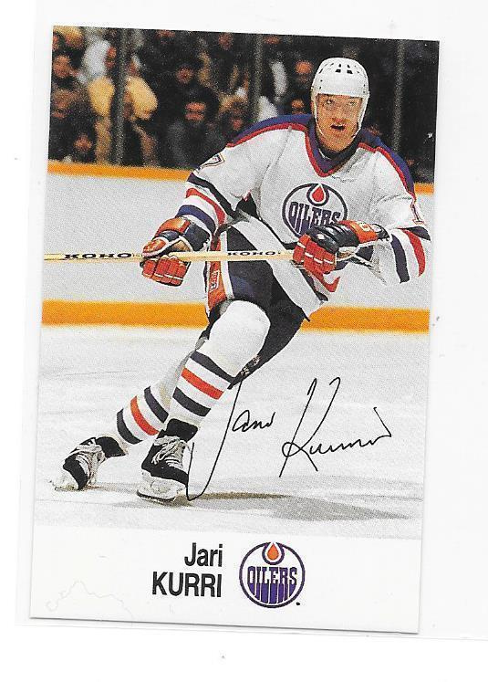 1988-89 Esso #17 Jari Kurri Edmonton Oilers