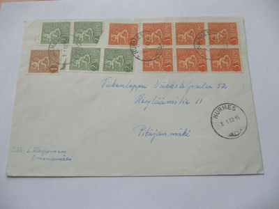1962 Nurmes pikkuarvojen kuori