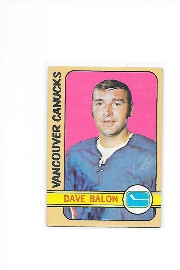 1972-73 Topps #117 Dave Balon Vancouver Canucks