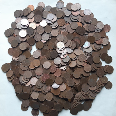 1 penni v. -63-69, cu, n.683 kpl, circ