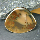 Hienoin Kazakstan syksyinen maisema akaatti 48 mm / 44.73 ct - pikkukuva 5