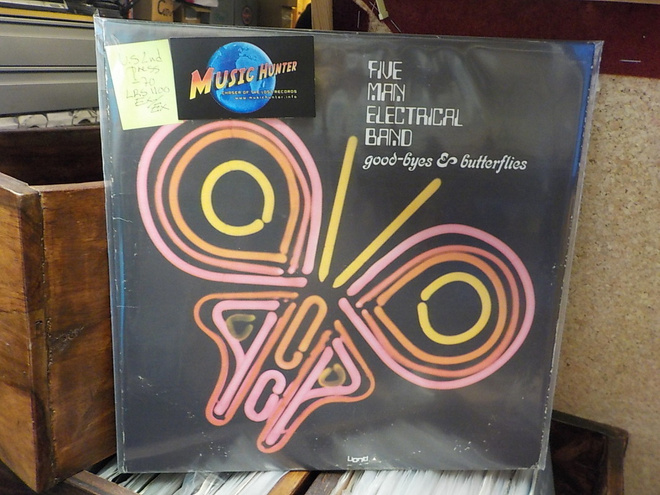 FIVE MAN ELECTRICAL BAND - GOOD-BYES & BUTTERFLIES EX-/EX LP