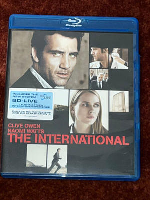 THE INTERNATIONAL - BLU-RAY - clive owen naomi watts