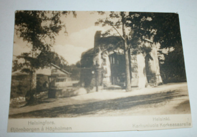 Helsinki, Korkeasaari, vanha Karhulinna, mv pk, ei p.