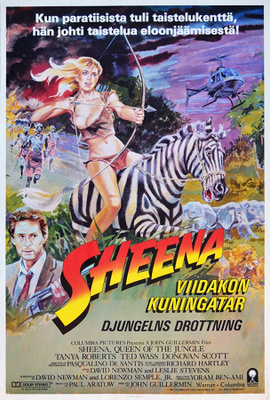 Elokuvajuliste: Sheena - viidakon kuningatar
