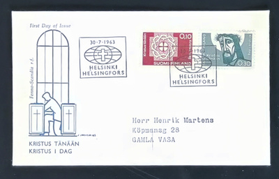 1963 FDC Luterilainen maailmanliitto, tuloleima