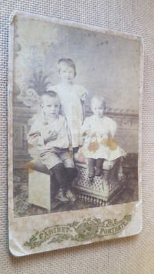 Vintage pahvivalokuva