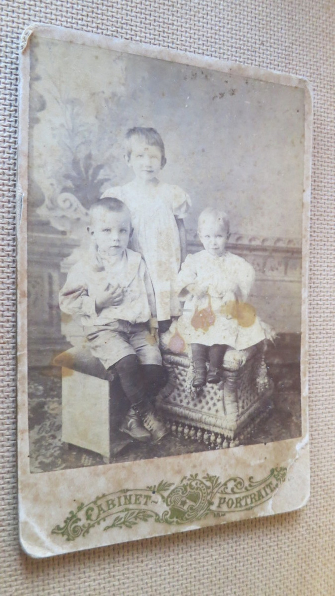 Vintage pahvivalokuva
