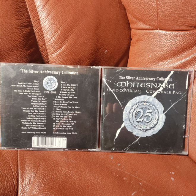 WHITESNAKE-the silver anniversary collection 2cd.