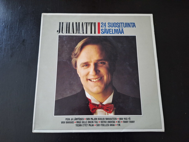 JUHAMATTI - 24 SUOSITUINTA SÄVELMÄÄ . TUPLA LP