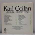 Karl Collan - Yksinlauluja (Finnlevy, LP) - pikkukuva 3