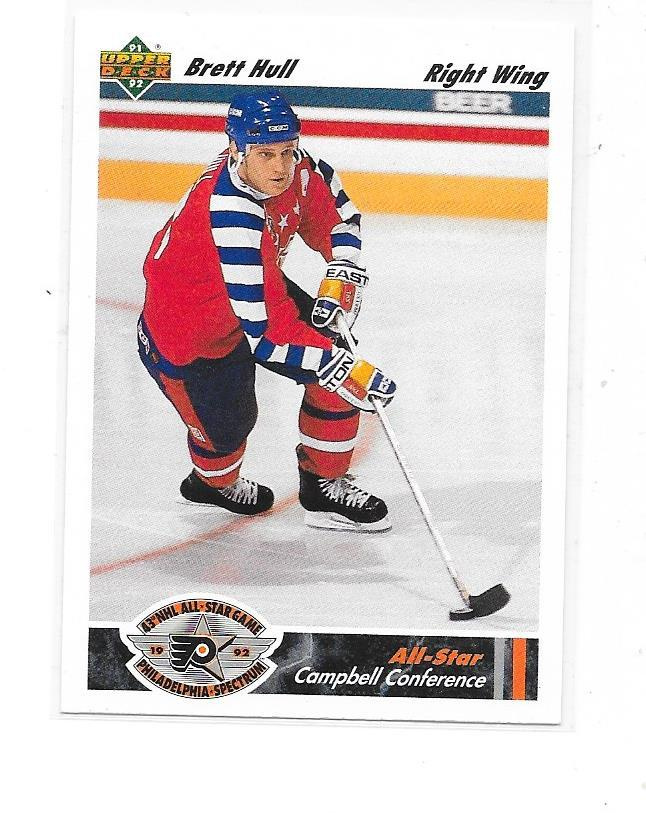 1991-92 Upper Deck AllStars #622 Brett Hull St Louis Blues