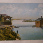Helsinki, näköala Vantaanjoen sillalta, väripk (Nyblin 1890) - pikkukuva 1