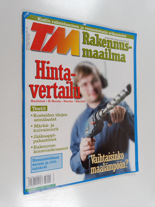 Tekniikan maailma : Rakennusmaailma 1/2003