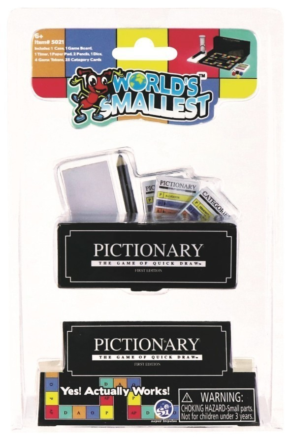 WORLD´S SMALLEST PICTIONARY GAME	(78 884)	lautapeli minikoos