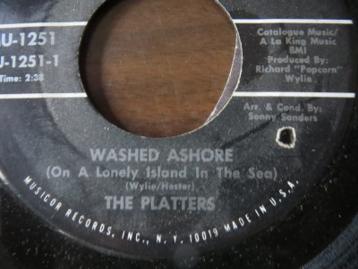 The Platters: Washed Ashore/What Name... vinyylisingle