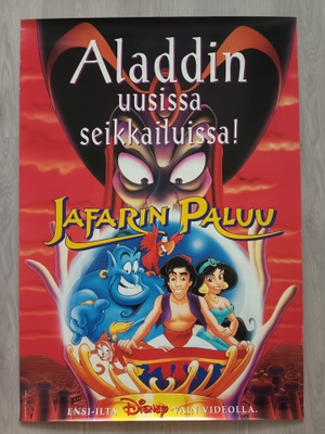 Aladdin - Jafarin Paluu alkuperäinen promojuliste 1994