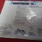 JUICE LESKINEN - VAUHTIKONE '76 EX+(EX+ 7'' SINGLE - pikkukuva 2