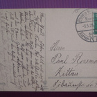 Tyttö kukkakimppu kädessä WANHA 1925 - pikkukuva 2