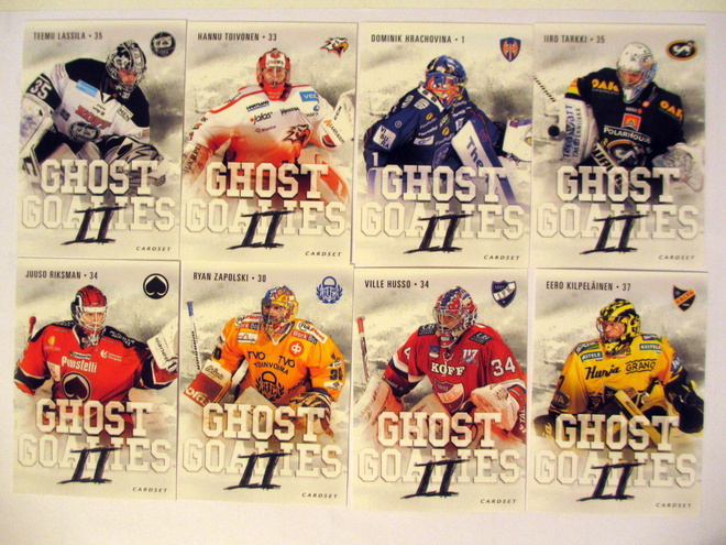 Cardset 2014-15 Ghost Goalies II kortteja