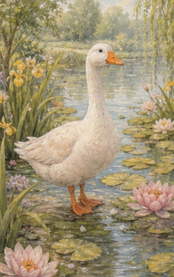 Ankka ja lumpeet