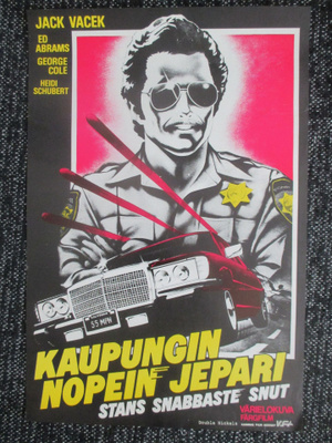 Kaupungin nopein jepari (1977) - vanha elokuvajuliste