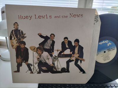 HUEY LEWIS & THE NEWS, S/T, LP UK -80 HIENO KUNTO !!