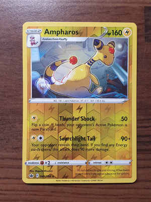 Pokemon Ampharos 049/198 Reverse holo Rare