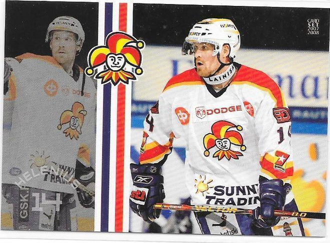 2007-08 CardSet #222 Sami Helenius Jokerit