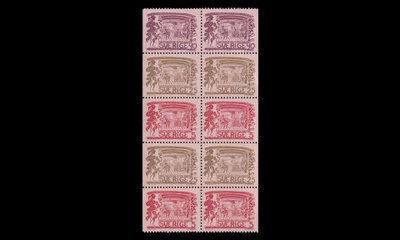 Ruotsi 555-7hb ** Drottningholmin teatteli 200v (1966)