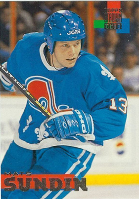 94-95 Topps Stadium Club #90 Mats Sundin
