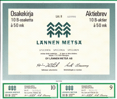 OKK 1994 Lännen Metsä Oy spec, Helsinki